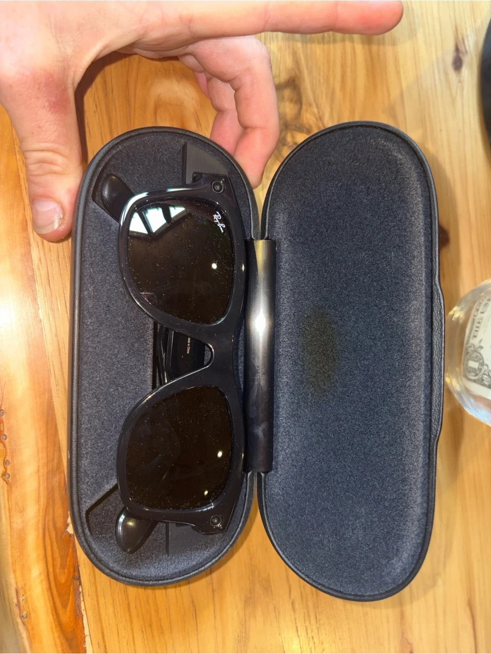 Ray-Ban Black Hard Sunglasses Case